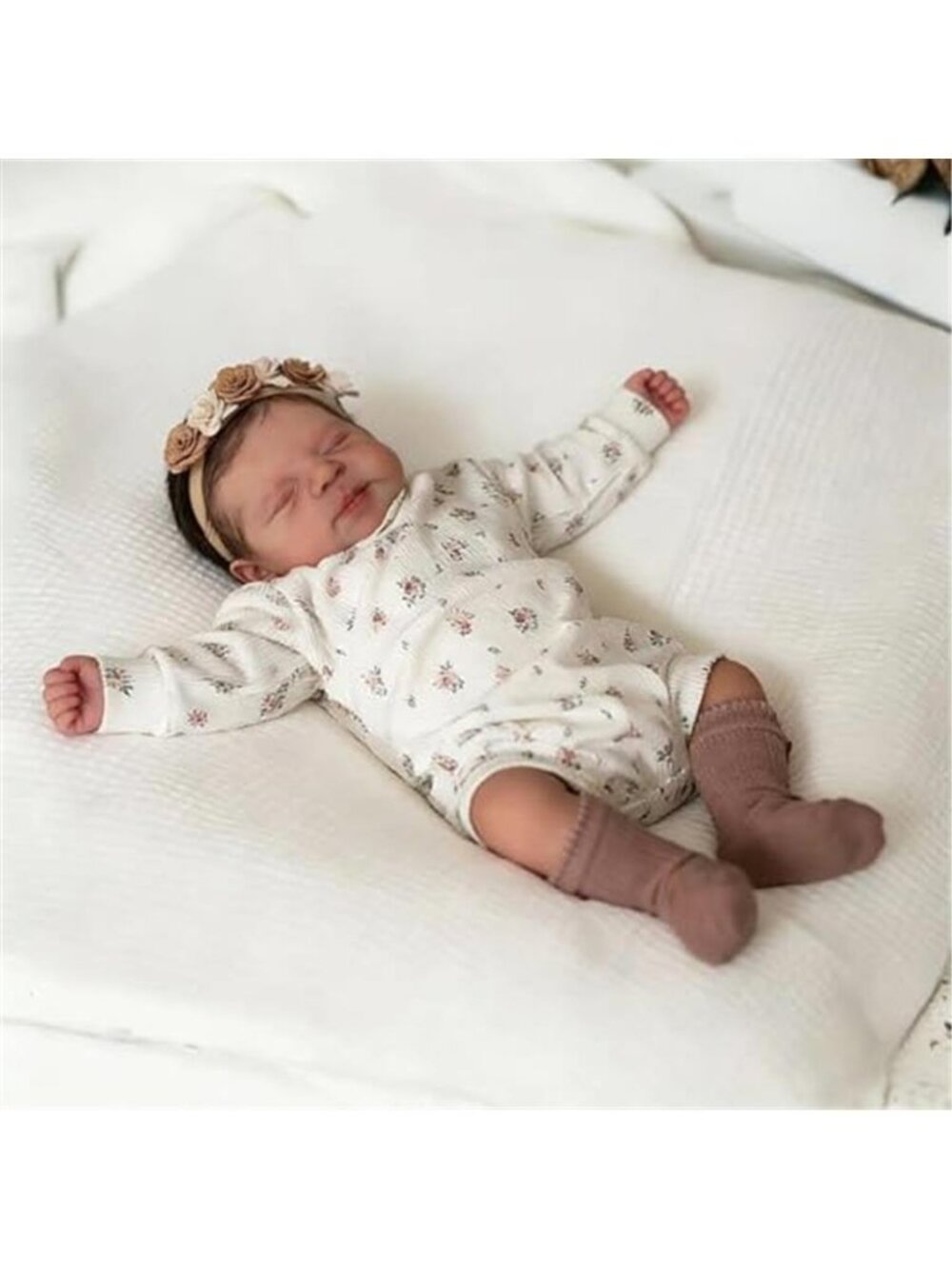 20" Reborn Baby Doll Full Body Vinyl Sleeping Girl Waterproof Washable Realistic